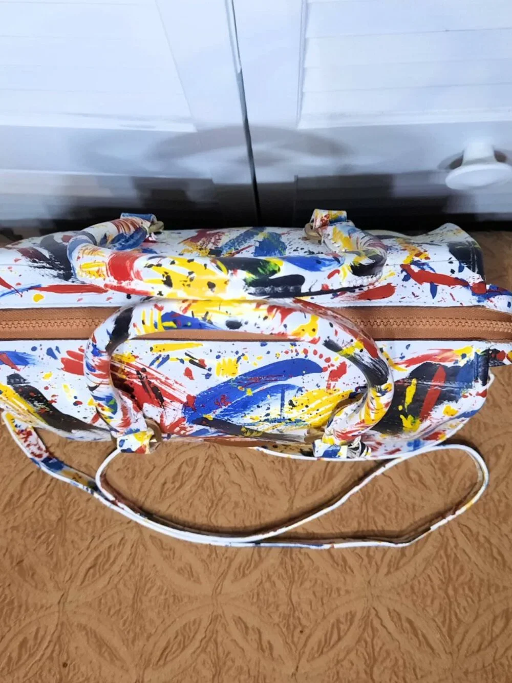 Vintage Dooney & Bourke Satchel Dooney & Bourke Dipinta Inspired Satchel - Picture 8 of 15